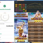 CASATOTO JP LAGI BOSKU, MENANG 22 JT DI GATES OF OLYMPUS 1000!!