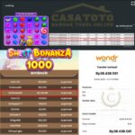 CASATOTO JEPEE LAGII!! WIN LAGI SEBESAR 38 JT DI SWEET BONANZA 1000