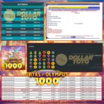 JP TERUSS!! DOLLARTOTO MEMBAWA HOKI , MENANG SEBESAR 12 JT DI GATES OF OLYMPUS 1000!!