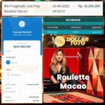 WIN BESAR DI PERMAINAN CASINO ROULETTE MACAO DOLLARTOTO LUAR BIASA !!!!