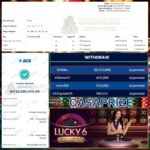 RAJA CASINO KEMBALI MENANG! LUCKY 6 ROULETTE GANDENG CUAN 22 JUTA!! CASAPRIZE EMANG JOSS!!