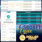 JP DI SBOBET CASINO DOLLARTOTO 10JT LANGSUNG DI BAYAR LUNASS!!!