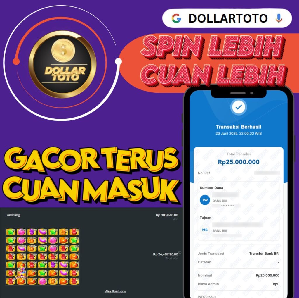 SUGAR RUSH 1000 GACOR PARAH DI DOLLARTOTO!! SEKALI PUTAR LANGSUNG TEMBUS 25 JUTA, MEMBER AUTO KAYA!!