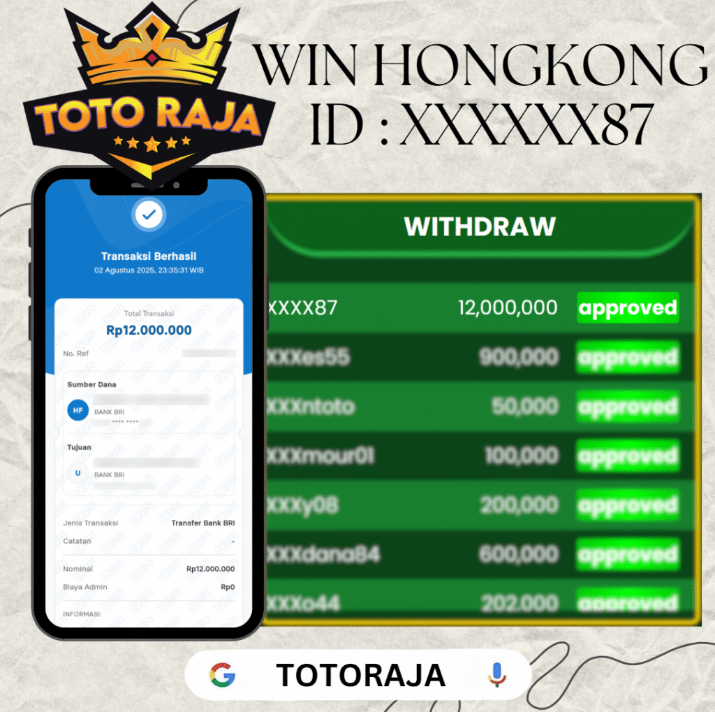 MEMBER TOTORAJA JACKPOT DI PASARAN HONGKONG