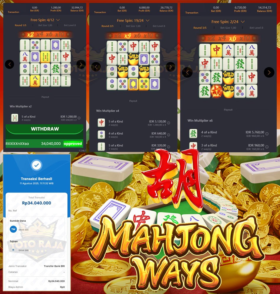 CAIR LAGI NIH BOSKU DI TOTORAJA WIN SEBESAR 34 JT DI MAHJONG WAYS!