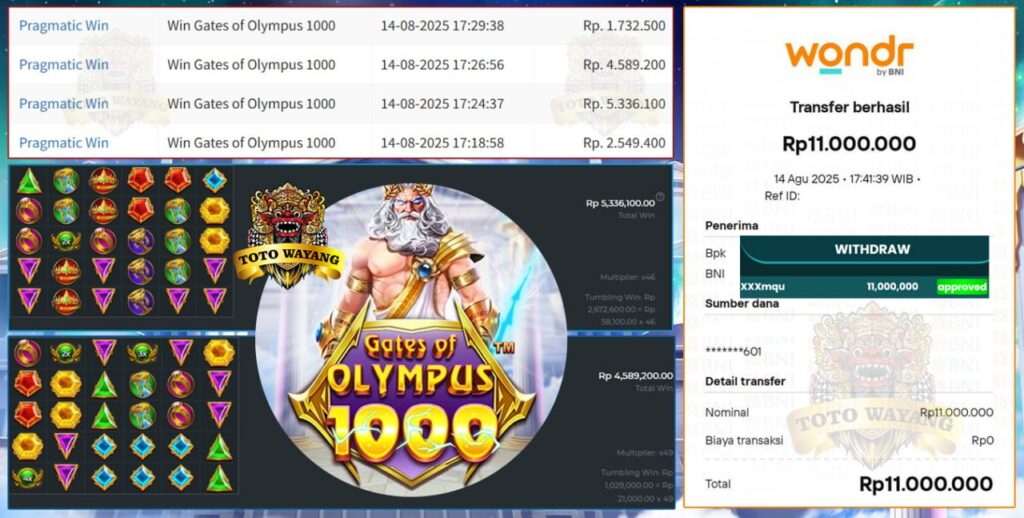 SAMBARAN KAKEK BIKIN DOMPET TEBAL! WIN SEBESAR 11 JT DI TOTOWAYANG