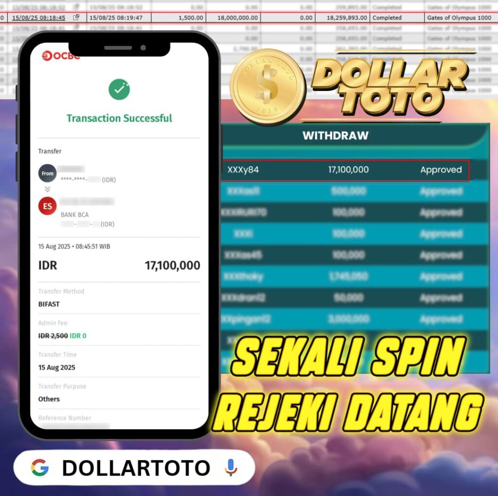 KAKEK KASIH KEJUTAN SEBESAR 17 JT DI DOLLARTOTO!!