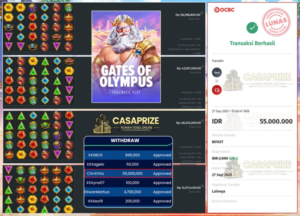 CUAN DERAS TURUN TANPA AMPUN DARI ZEUS!!! PETIR KEAJAIBAN JACKPOT 55JT FANTASTIS!!!