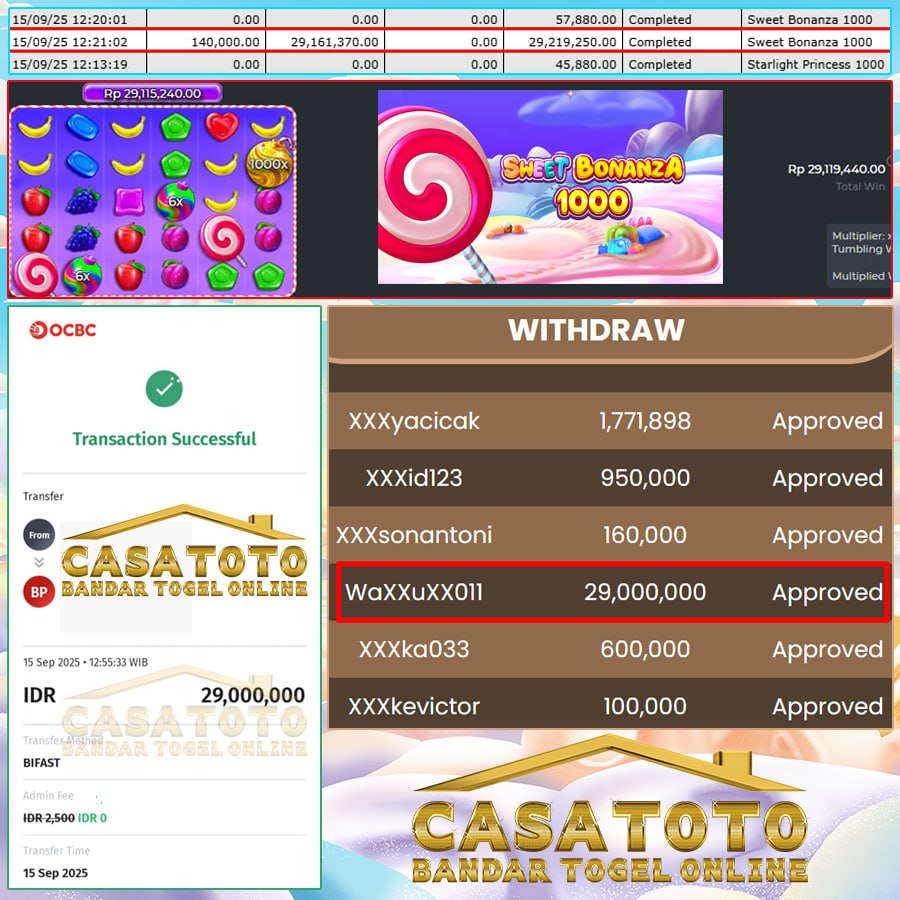 MANIS NYA CUAN BERTEBARAN!! CASATOTO PANEN CUAN MODAL SANTAI, HASIL GILA!!