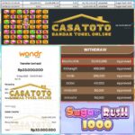 MEGA JACKPOT KEMBALI DI CASATOTO!! SENSASI LEDAKAN CUAN MANIS KEMBALI MENGALIR BERSAMA SUGAR RUSH 1000!!!