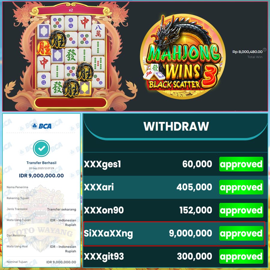 BLACK SCATTER BERAKSI!! CUAN GANAS DARI TOTOWAYANG CAIR TANPA TAPI!!