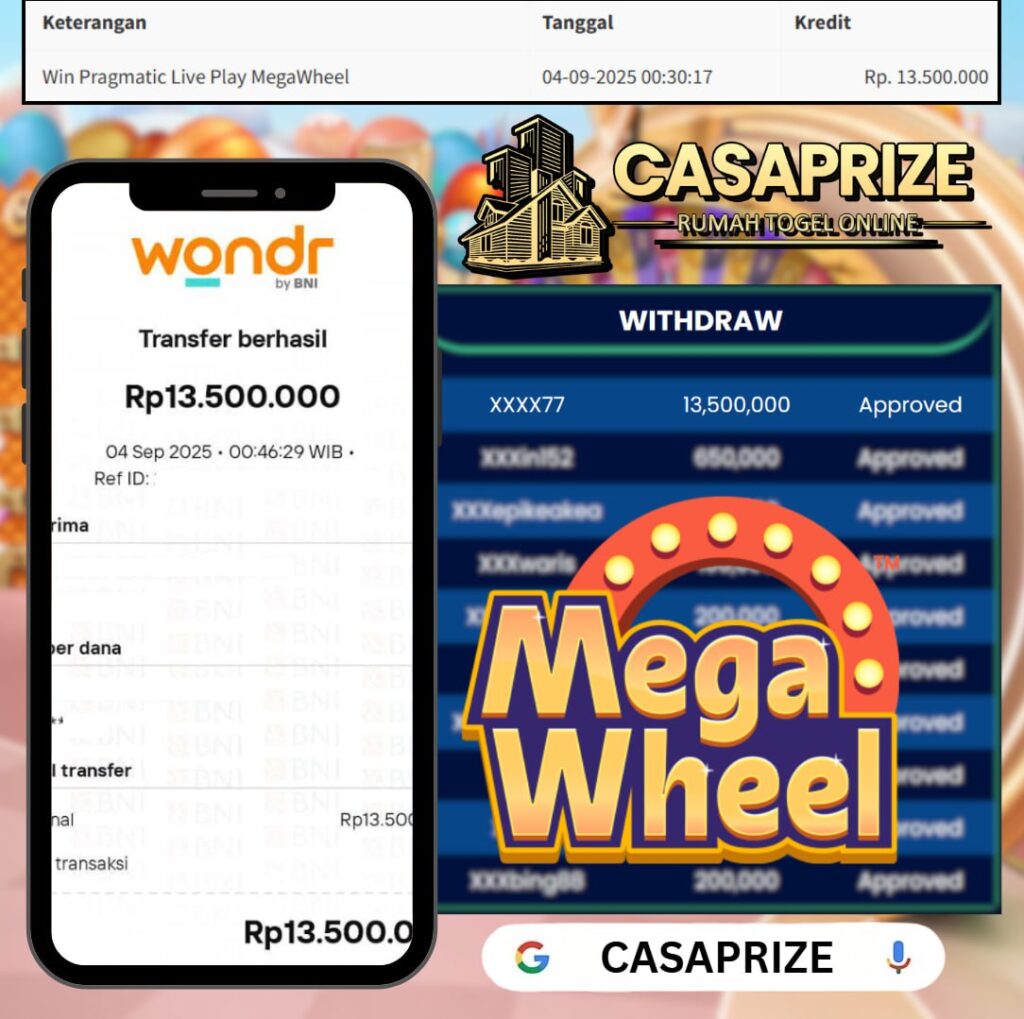 JACKPOT PAUS SIAP MELEDAK DI MEGAWHEELE!