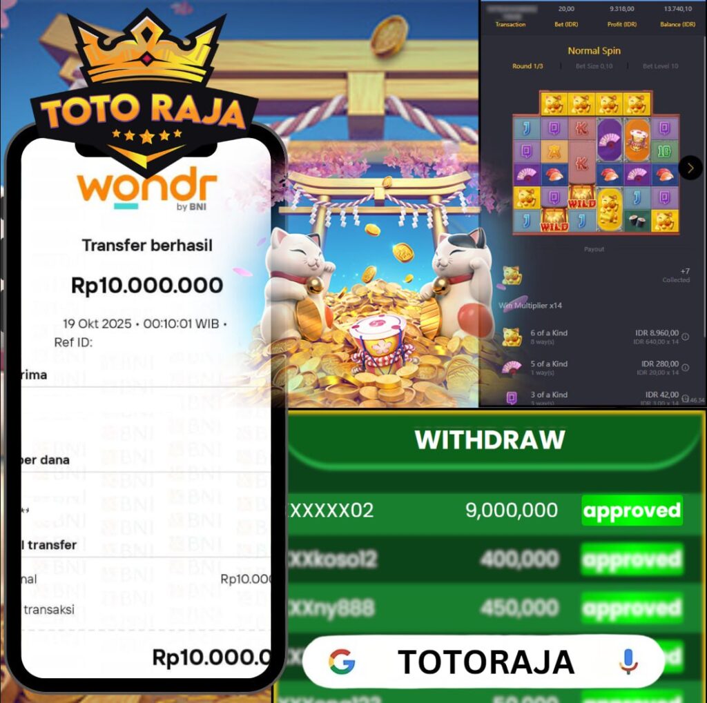 KALO UDAH LUCKY NEKO YANG NGIBAS, SALDO AUTO NAIK KELAS! WIN 9 JUTA DARI PGSOFT BENER-BENER BAPER KARENA CUAN!