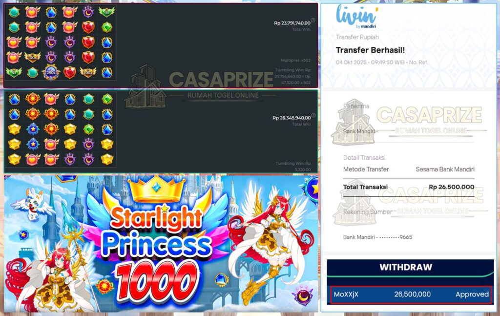 SI CANTIK AUTO TERBANTAI LAGI, JACKPOT KEMBALI BERSAMA SI CANTIK SEBESAR 26JT!!!