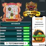 KEMENANGAN MANIS DI GAME YANG LAGI EKSIS DI TOTOWAYANG , WIN SEBESAR 40 JT DI MAHJONG WINS 3 BLACK SCATTER!