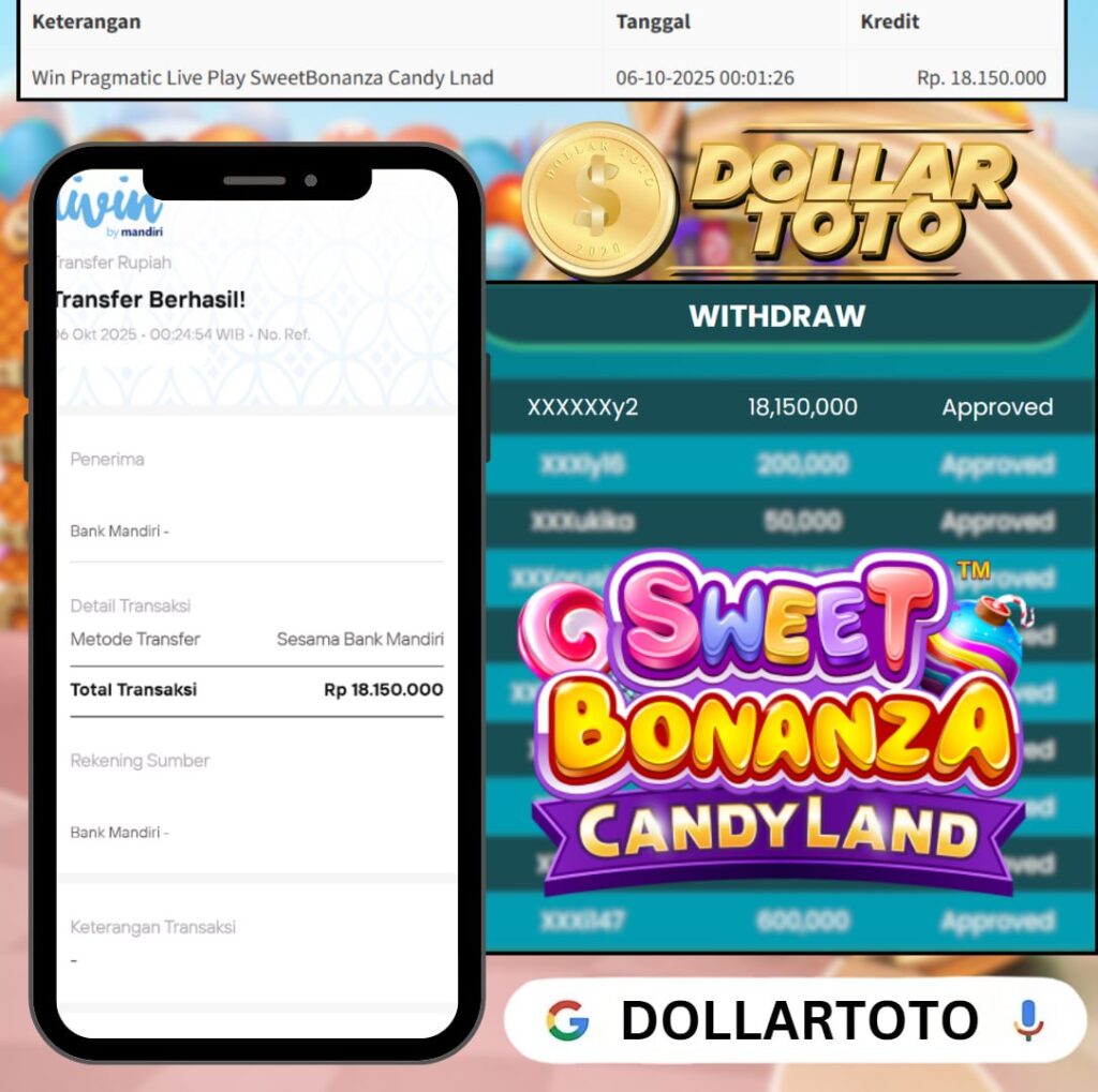 MANIS MANIS DI DOLLARTOTO, 18JUTA LANGSUNG DI BAWA PULANG!!