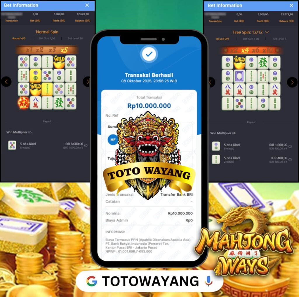 PUTARAN SANTAI DI MAHJONG WAYS BERUJUNG UANG BESAR!! MELEDAK 10JT TANPA AMPUN DALAM SATU SPIN!!