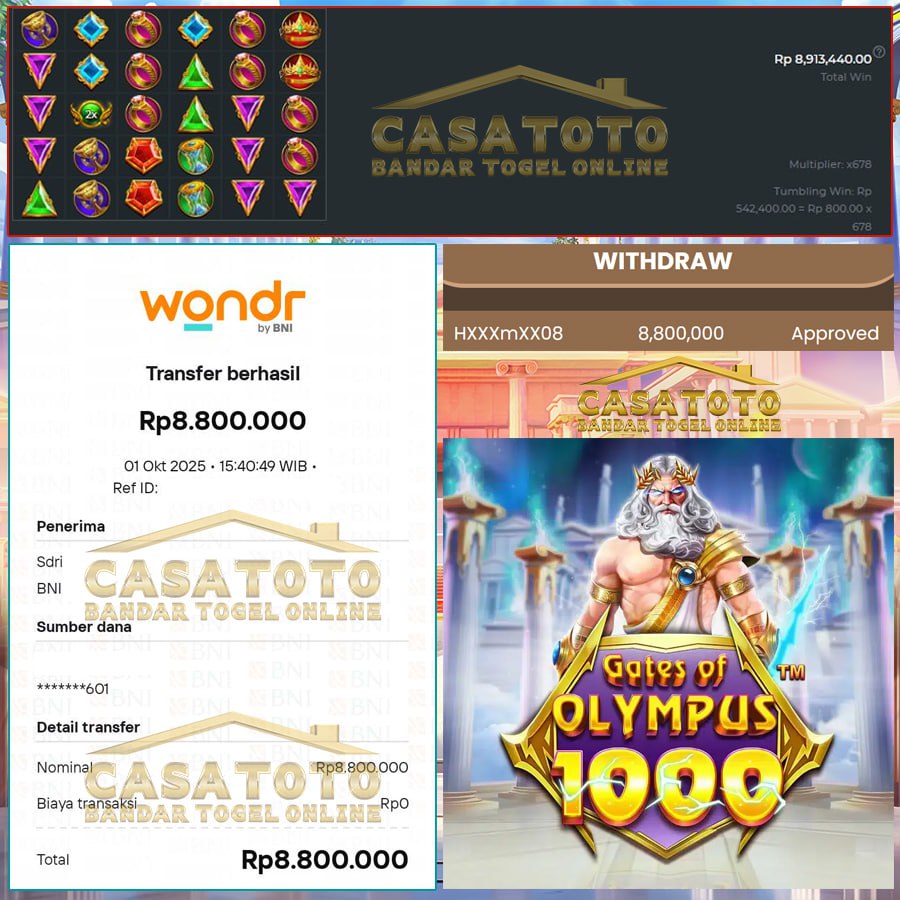 SAMBARAN PETIR KAKEK ZUES KEMBALI MEMBERI KEBERUNTUNGAN!! JACKPOT MENAWAN 8JT BERHASIL DIRAIH!!