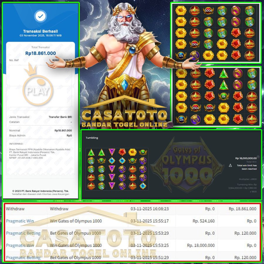 CASATOTO SUDAH TERBUKTI CUANN NYA NGGA PERNAH PHP!!