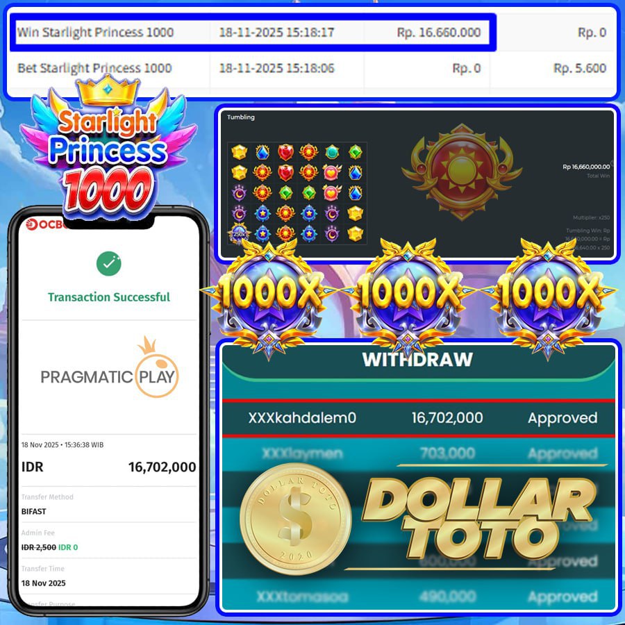 SI CANTIK BERIKAN KEMENANGAN GEMILANG DI DOLLARTOTO SEBESAR 16 JT!