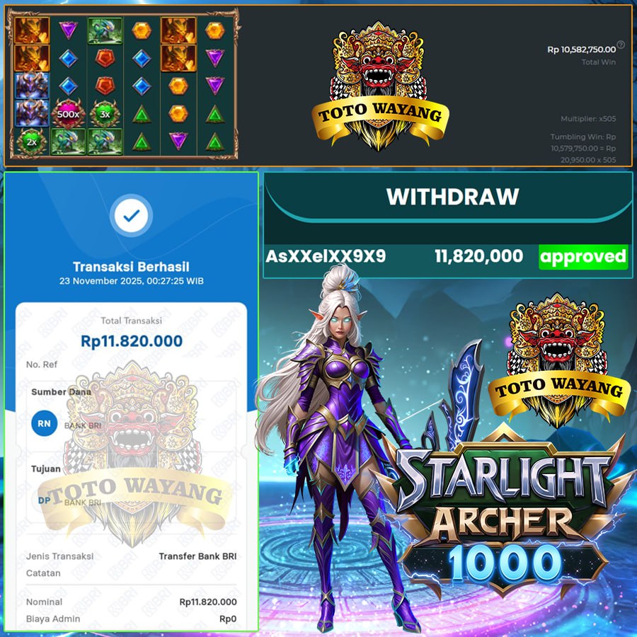 TOTOWAYANG SUDAH JELAS CUAN NYA, 11 JUTA BERHASIL MASUK REKENING MEMBER!!