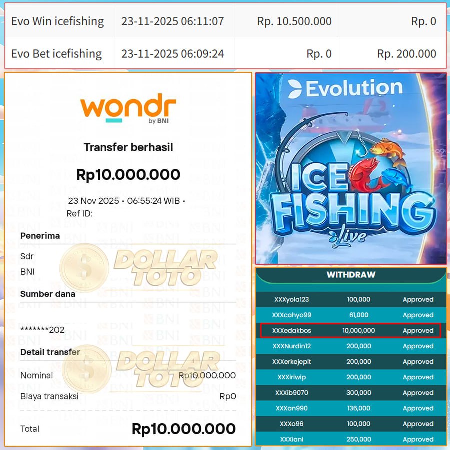 CUMA DI DOLLARTOTO YANG PANCING IKAN LANGSUNG DAPAT CUAN 10 JUTA!!
