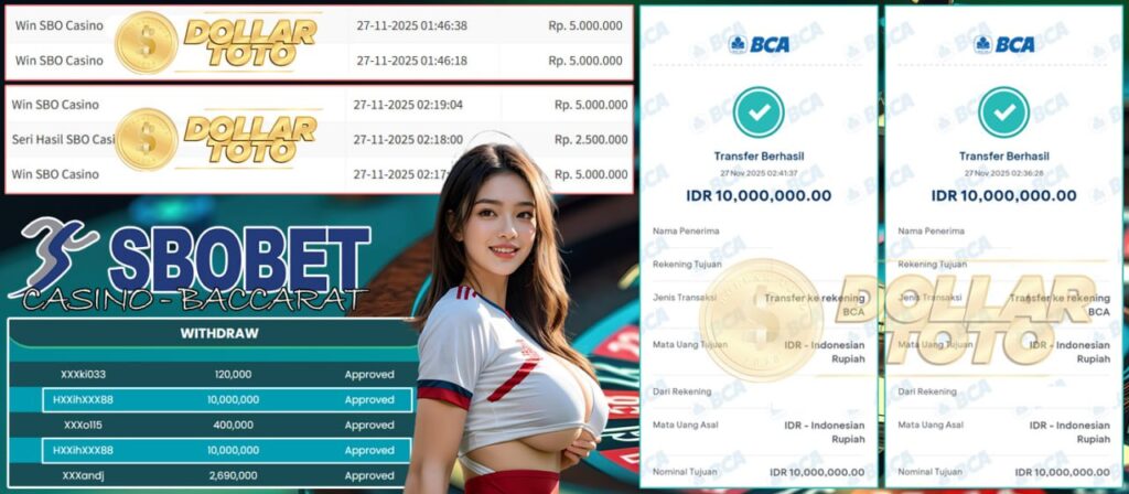 DOLLARTOTO RAJANYA HOKI, WIN LAGI BOSKU SEBESAR 20 JUTA