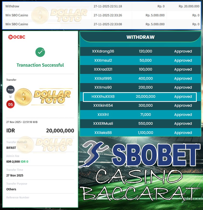 CUAN LAGI DI DOLLARTOTO BOSKU, 20 JUTA BERHASIL DI BAWA PULANG!!