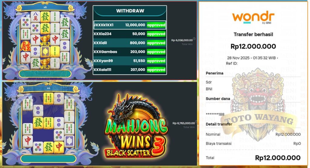 SEMBURAN NAGA HITAM YANG LANGSUNG NGASI 12 JUTA DI TOTOWAYANG!