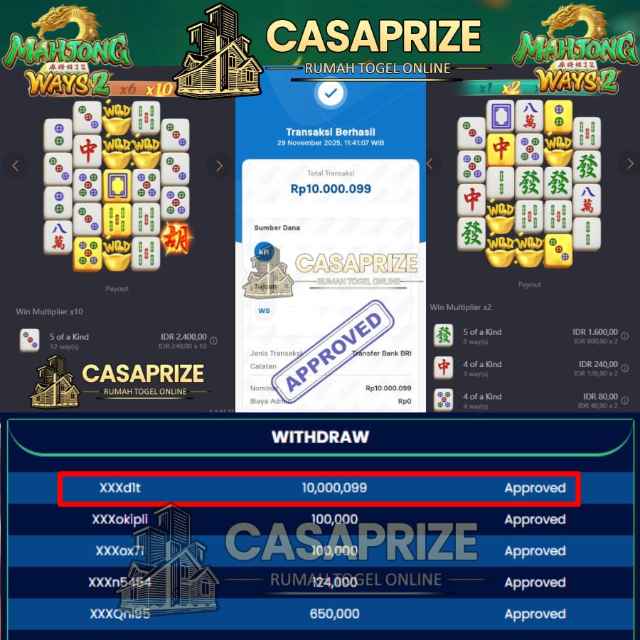 SEMBURAN NAGA BAWA HOKI SEBESAR 10 JT DI CASCAPRIZE BOSKU !