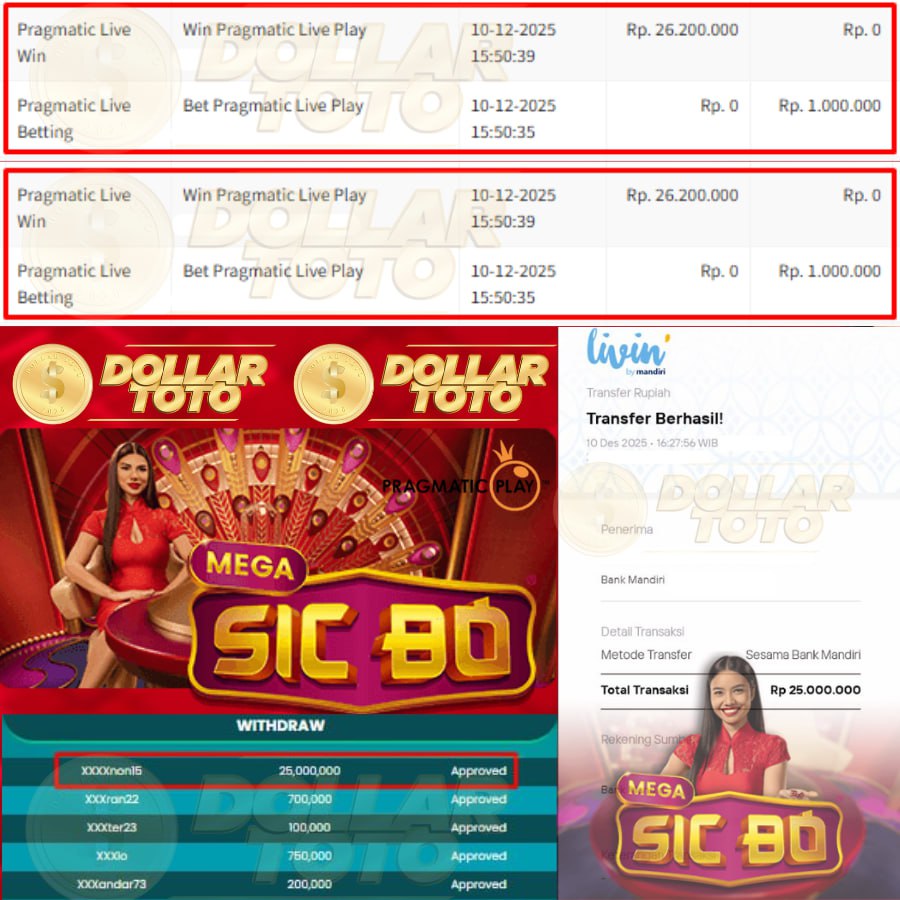 DADU BERPUTAR, CUAN MENDARAT! MEGA SIC BO HARI INI MENGAMUK TANPA AMPUN!!