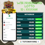 MEMBER TOTOWAYANG JACKPOT DI PASARAN HONGKONG LOTTO