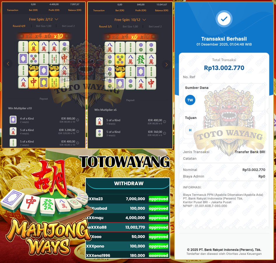 MAIN DI TOTOWAYANG SUDAH PASTI CUAN NYA!! GASKAN BERMAIN SEKARANG BOSKU!!