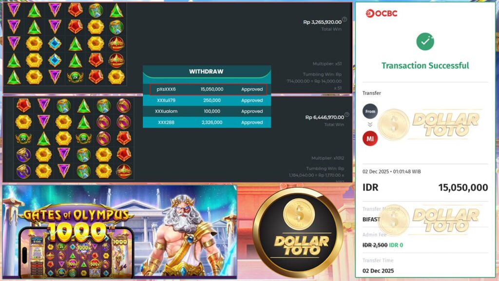 SI KAKEK LAGI GACOR BOSKU!! MEMBER DOLLARTOTO WIN LAGI 15 JT!!