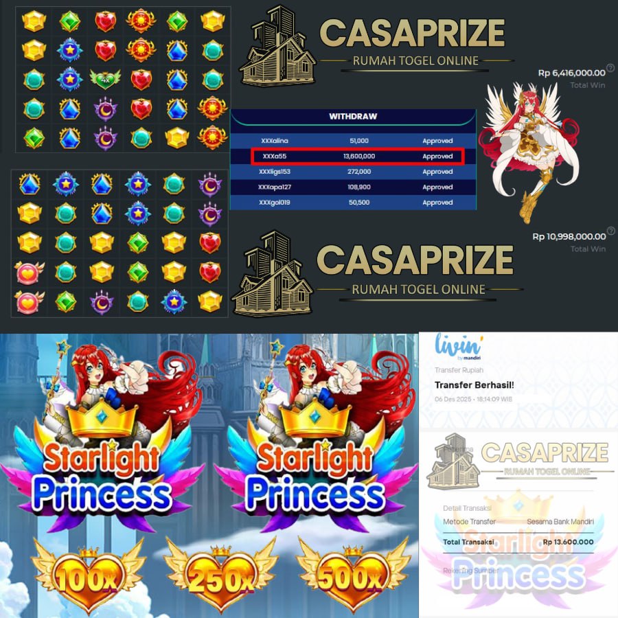 INCESS BERIKAN KEMENANGAN FANTASTIS LAGI DI CASAPRIZE SEBESAR 13 JT BOSKU!