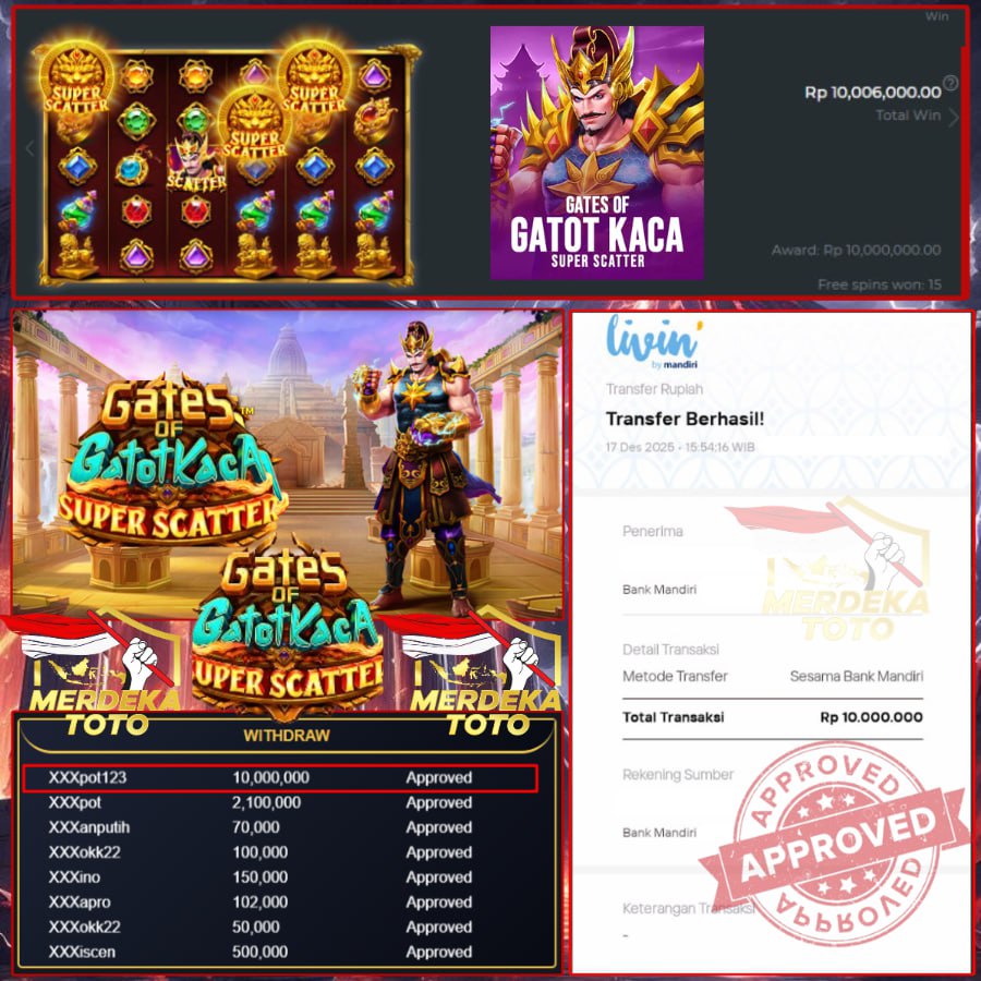 GATOT KACA BUKA GERBANG, CUANG LANGSUNG NGALIR DERAS!!