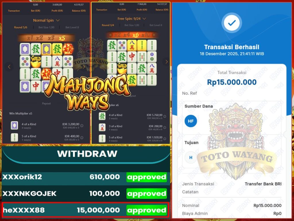 MAHJONG WAYS BENER-BENER GACOR!! JACKPOT FANTASTIS MASUK KE KANTONG TANPA RIBET!!