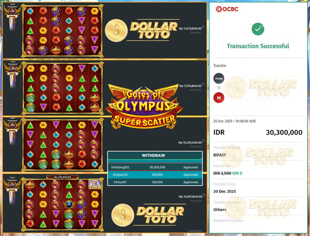 DOLLARTOTO MEMANG TIDAK ADA DUANYA! SITUS PENUH DENGAN JACKPOT!!