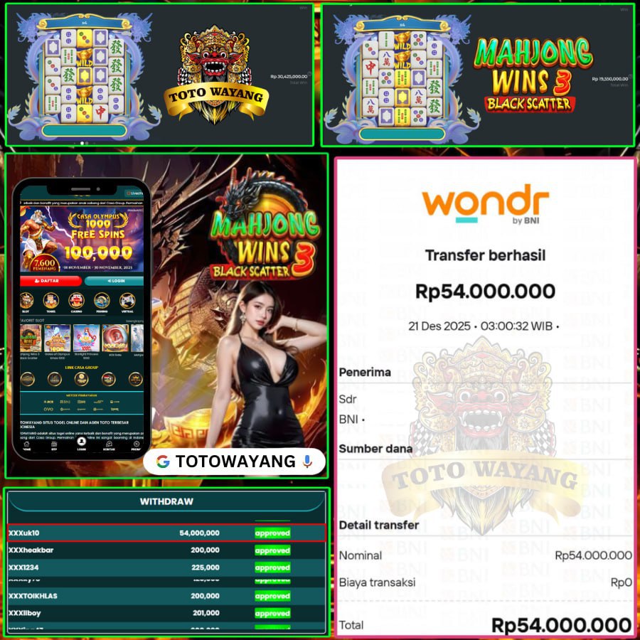 NAGA HITAM MENYAMBAR DI TOTOWAYANG, 54 JT LANGSUNG BUYAR BERGOYANG!!!