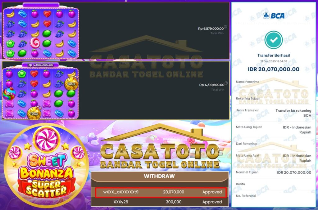 MANIS NYA SENSASI LEDAKAN JACKPOT DARI SWEET BONANZA! CUAN NYA BIKIN KESEMSEM!!