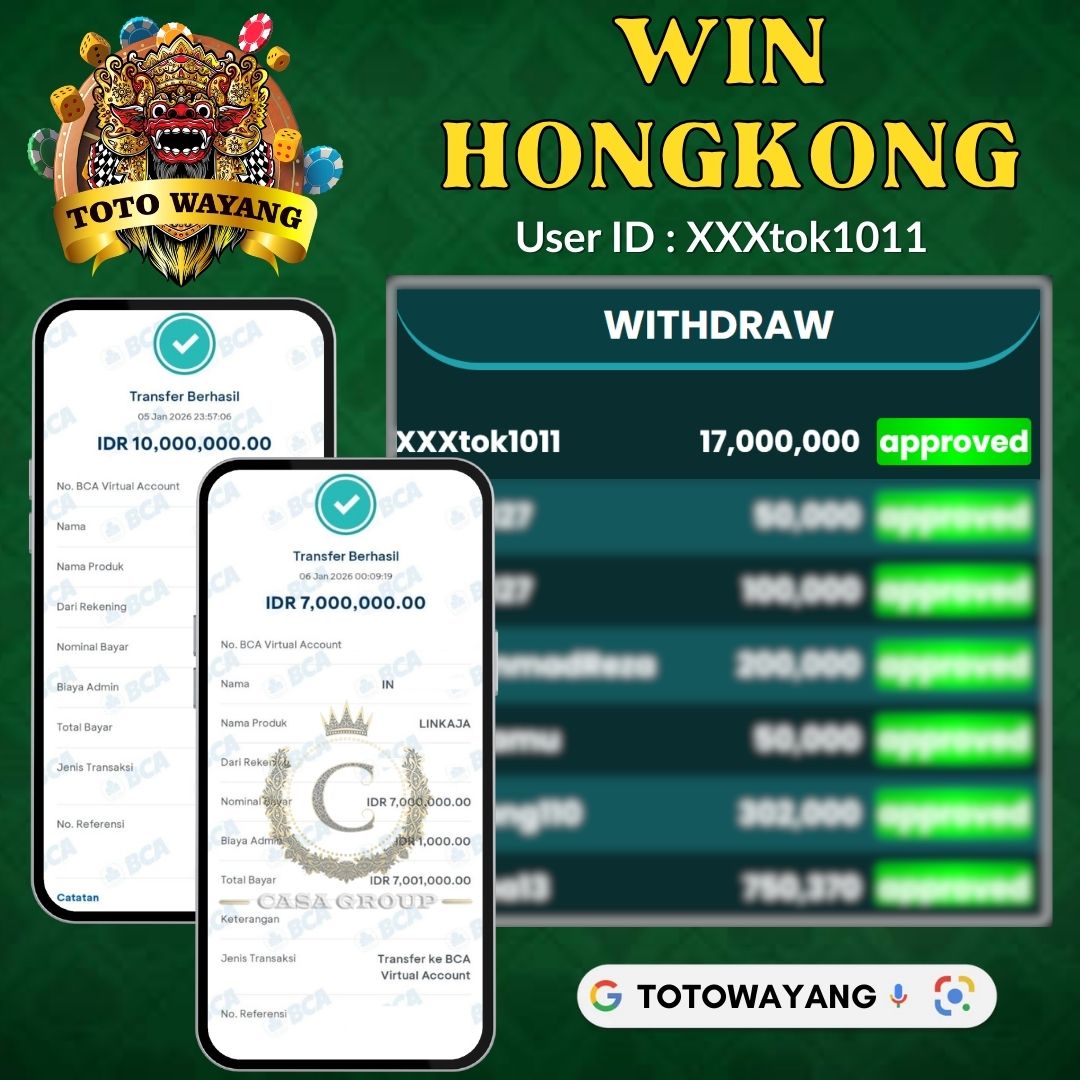 JACKPOT PASARAN HONGKONG DI TOTOWAYANG