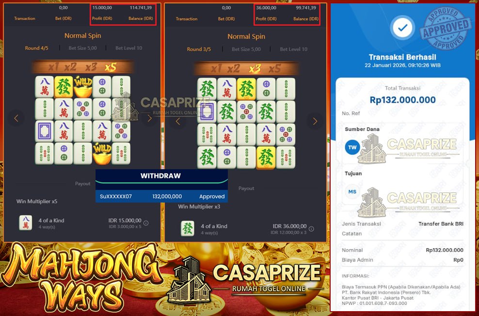 CASAPRIZE BAWA HOKI TERUS! MENANG LAGI 12 JUTA DI PGSOFT BOSKUU!!