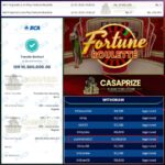 JOSS LAGI DI PERMAINAN CASINO FORTUNE ROULETTE CASAPRIZE WIN 10JTAN