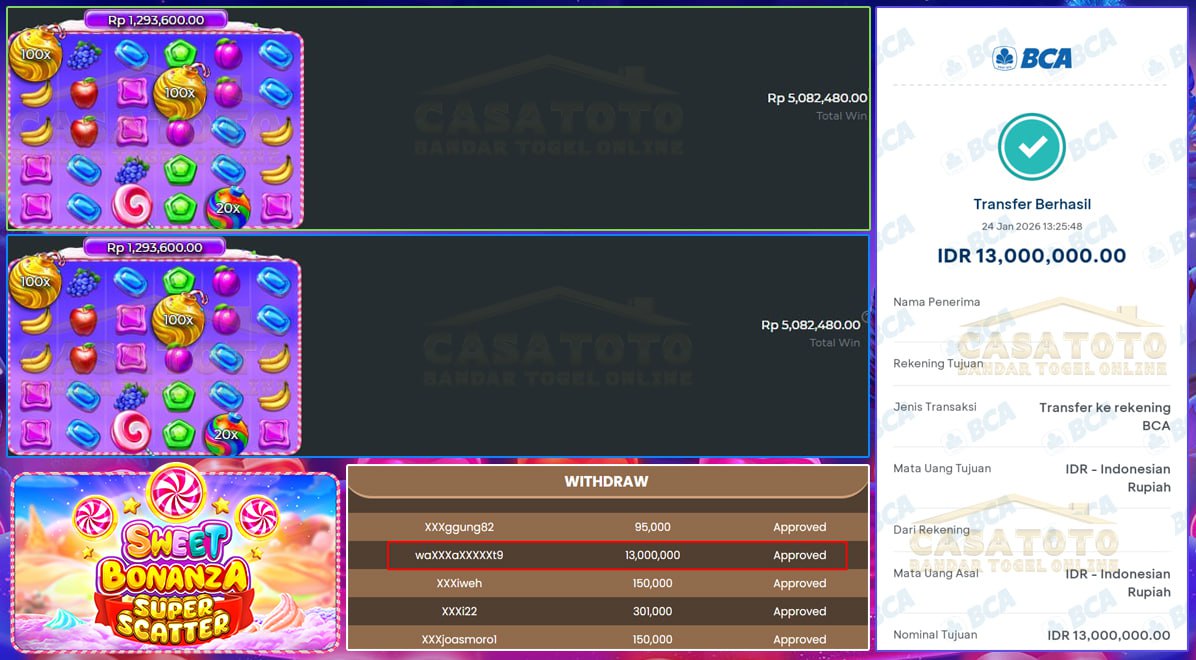 CUAN MANIS DI CASATOTO, 22JT TUMPAH DARI PRAGMATIC SLOT!!
