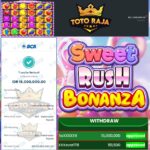 LAGI GACOR SWEET RUSH BONANZA TOTORAJA WIN 15JT LANGSUNG KE REKENING!!