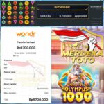 LAGI-LAGI MERDEKATOTO BUKTIKAN KELASNYA WIN 9JT DI GATES OF OLYMPUS 1000, PETIR TURUN DOMPET LANGSUNG GEMUK!!