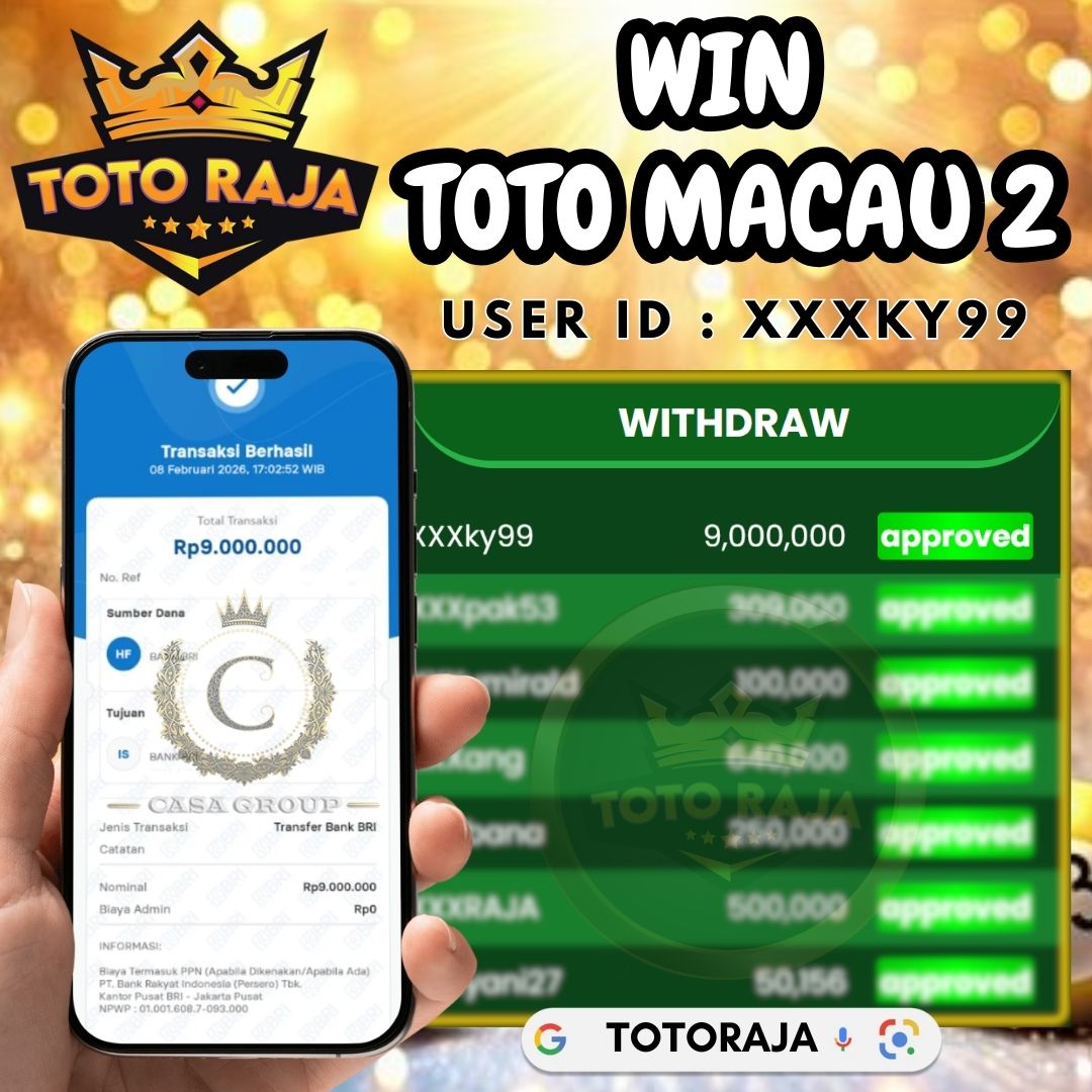SELAMAT !! MEMBER TOTORAJA JACKPOT PAUS DI PASARAN TOTO MACAU 2