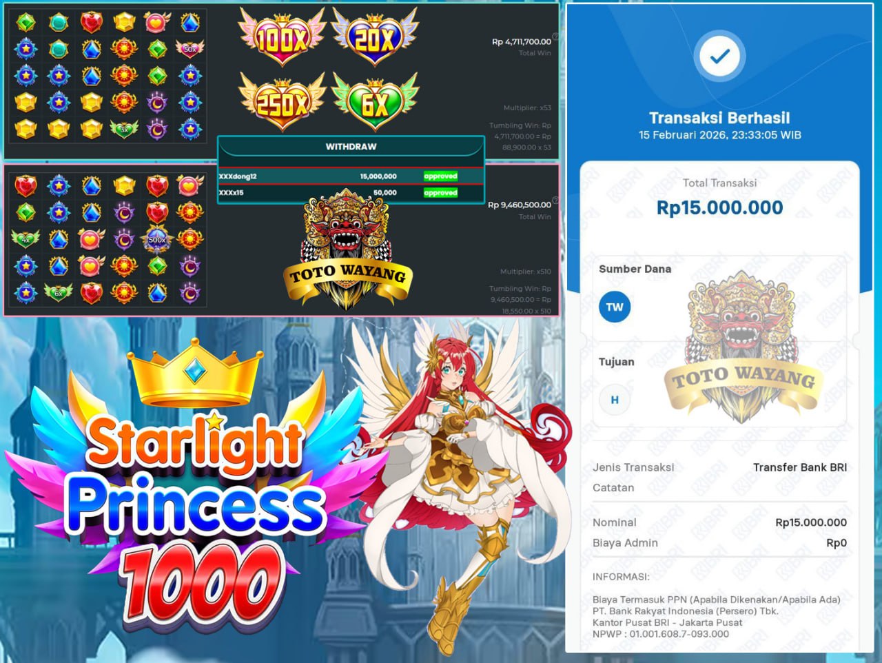  JACKPOT BESAR MENDARAT DI MEJA MEMBER!