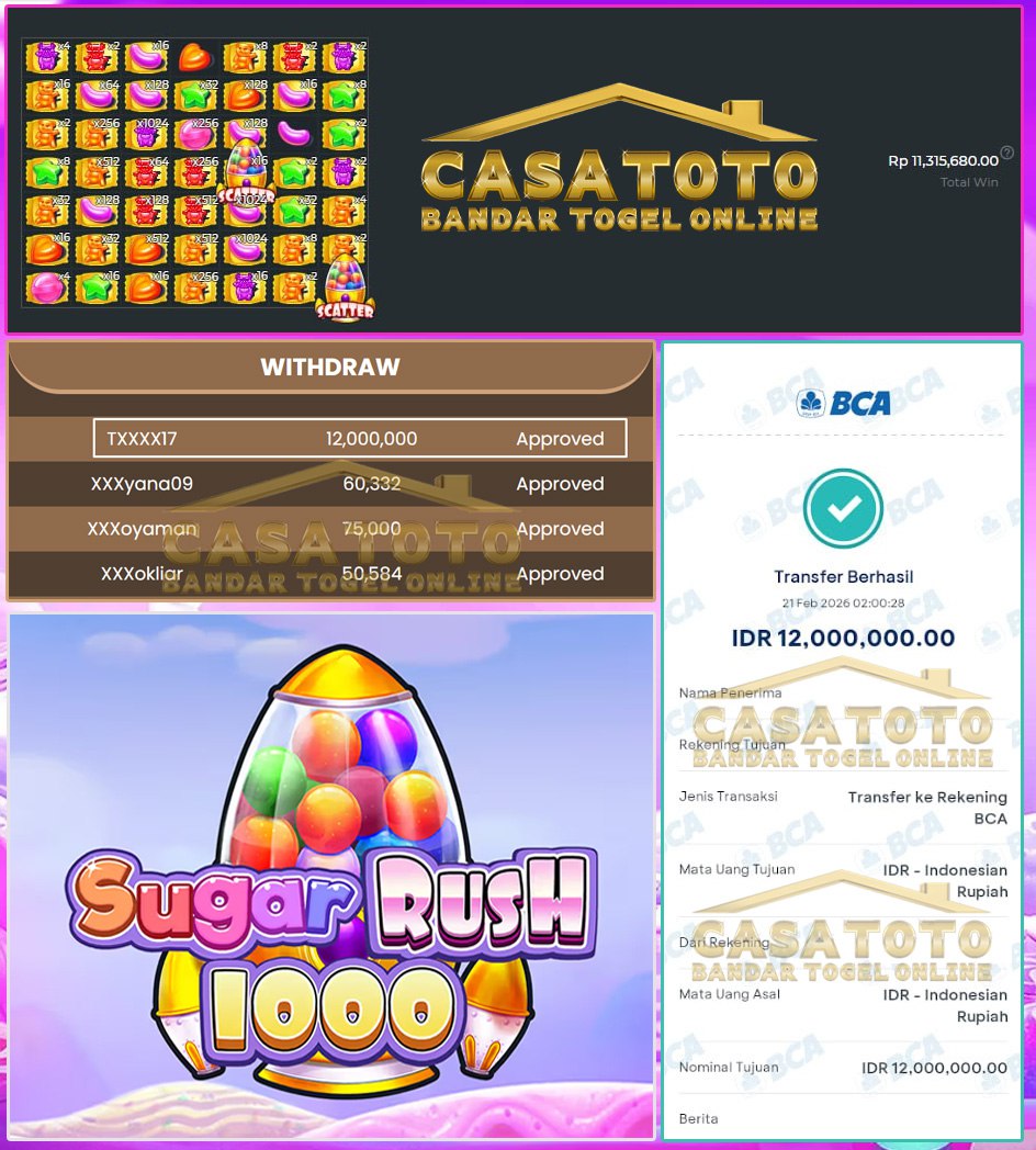 MEGA JACKPOT DI CASATOTO