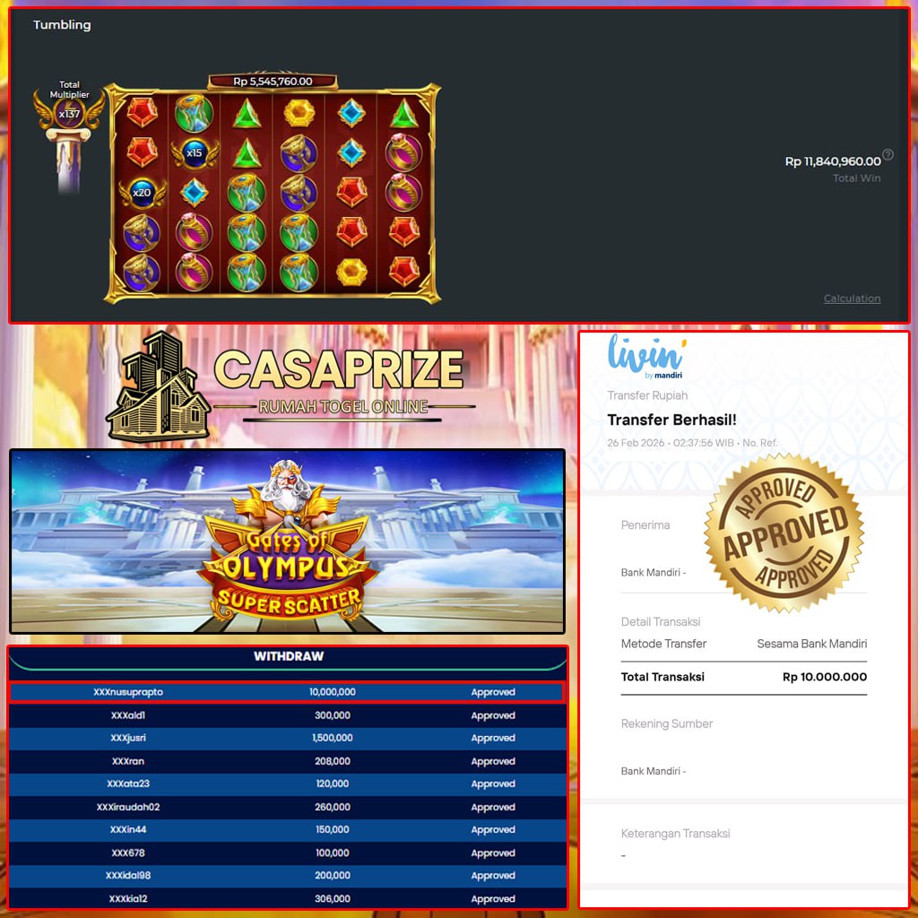 PERKALIAN DATANG BERUNTUN SAMPAI SALDO NAIK GILA-GILAAN!!!